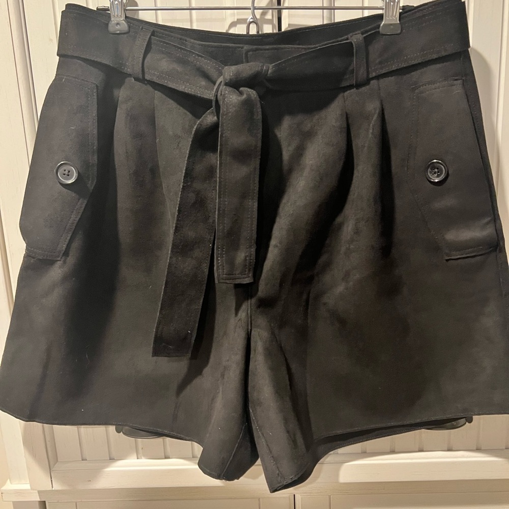Banana Republic - Faux Suede Shorts with Belt